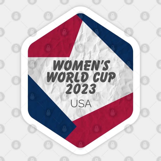 USA Women’s World Cup Soccer 2023 Sticker by Designedby-E